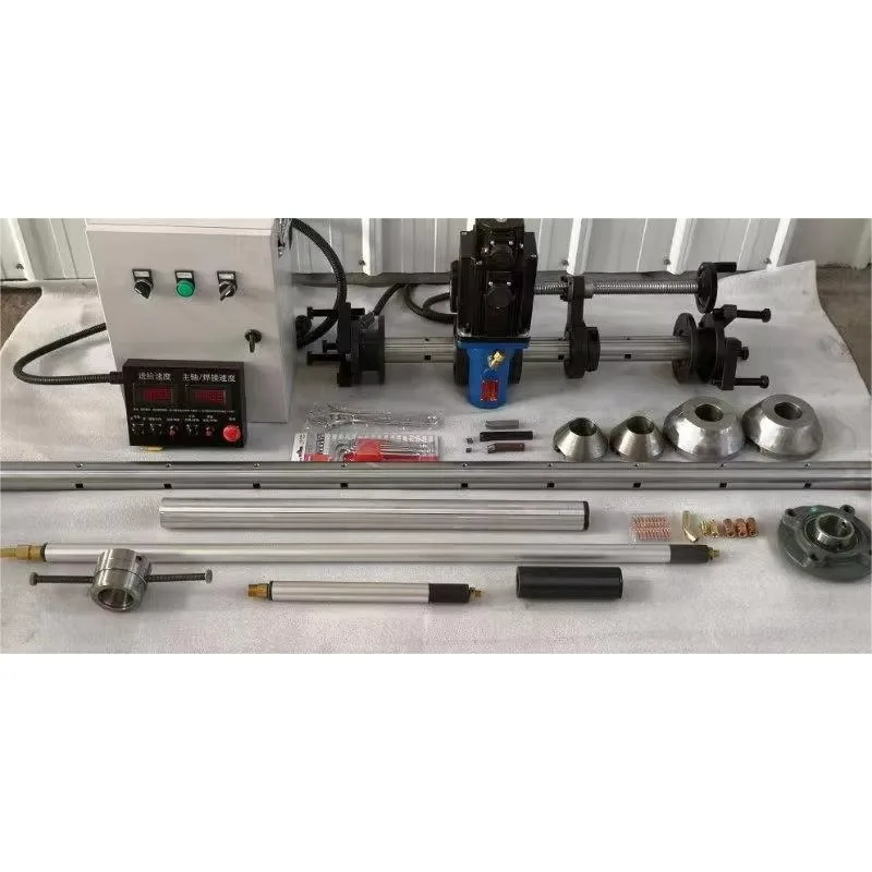 Herramientas automáticas de máquinas de soldadura de orificios y taladrado de línea portátil CNC a la venta