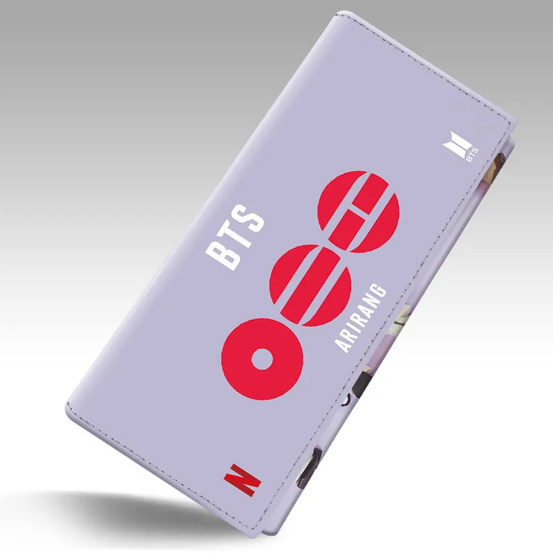 Kpop 3D Geprägte Handliche Münzbörse aus PU-Leder Mini-Handtasche Studenten-Fanartikel Geschenke