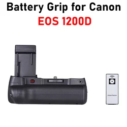 1200D Battery Grip with Infrared Remote Control for Canon 1200D 1100D 1300D Vertical Battery Grip