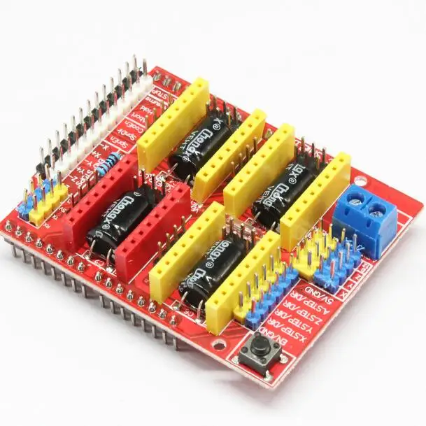 1 peça novo para máquina de gravação cnc shield v3/impressora 3d/placa de expansão de driver a4988 para arduino