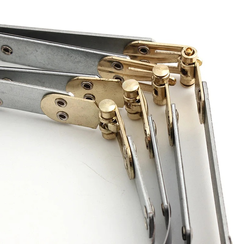 2PCS Hexagonal Lock Frame Kiss Lock Bag Frame Hardware Accessories Wallet DIY Hand Sewing Bag Metal Internal Flexible Frame