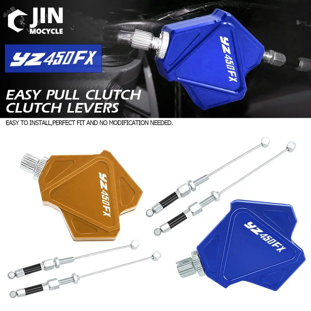 

CNC Motorcycle Stunt Clutch Lever Easy Pull Cable System For yamaha YZ450F YZ 450F 2001-2019 2018 2017 2016 2015 2014 2013 2012
