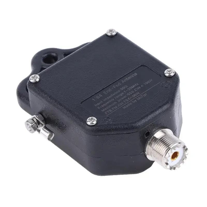 1 Uds 1:64 Balun antena alimentada por extremo 4 bandas 8 bandas portátil HF antena alimentada por extremo 100W de potencia para exteriores