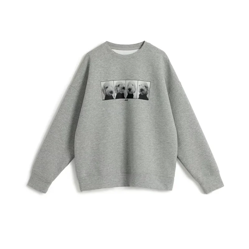 

Autumn Cartoon Print Sweatshirt Women Loose Korean Style Oversized Casual Pullovers Tops