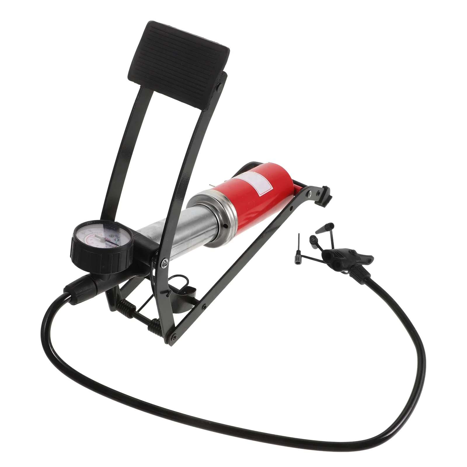 

High Quality Multifunction Foot Pump for Vehicle Auto Tire Inflation with Barometer Anti-Skid Design Easy to Use for Multiple