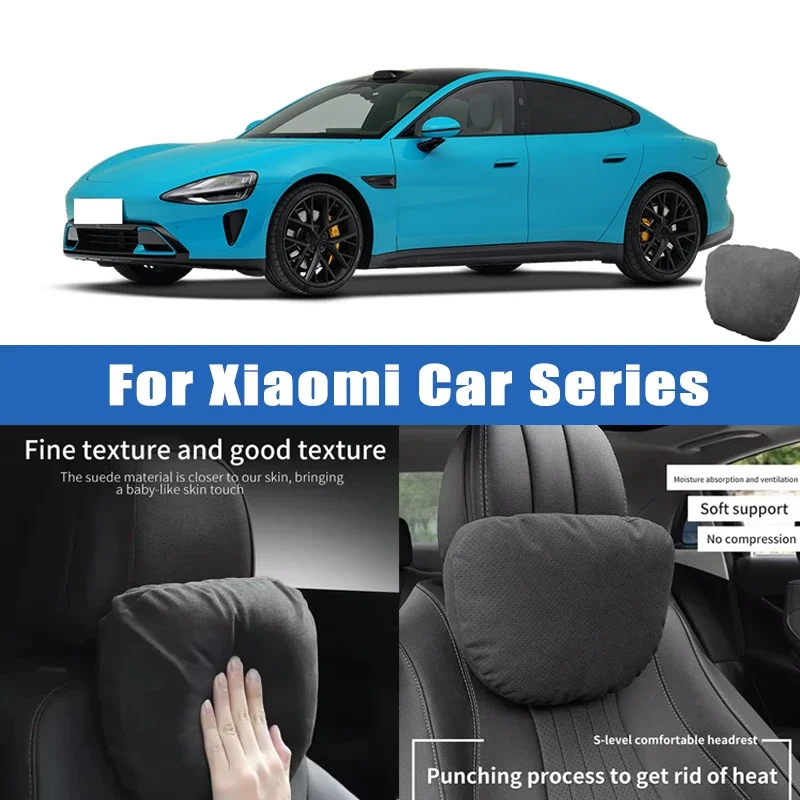 

Top Quality Car Headrest Neck Support Seat Soft Neck Pillow Breathable For Xiaomi SU7 SU7L YU7 YU7CT SU7 Max YU9 Pro Ultra