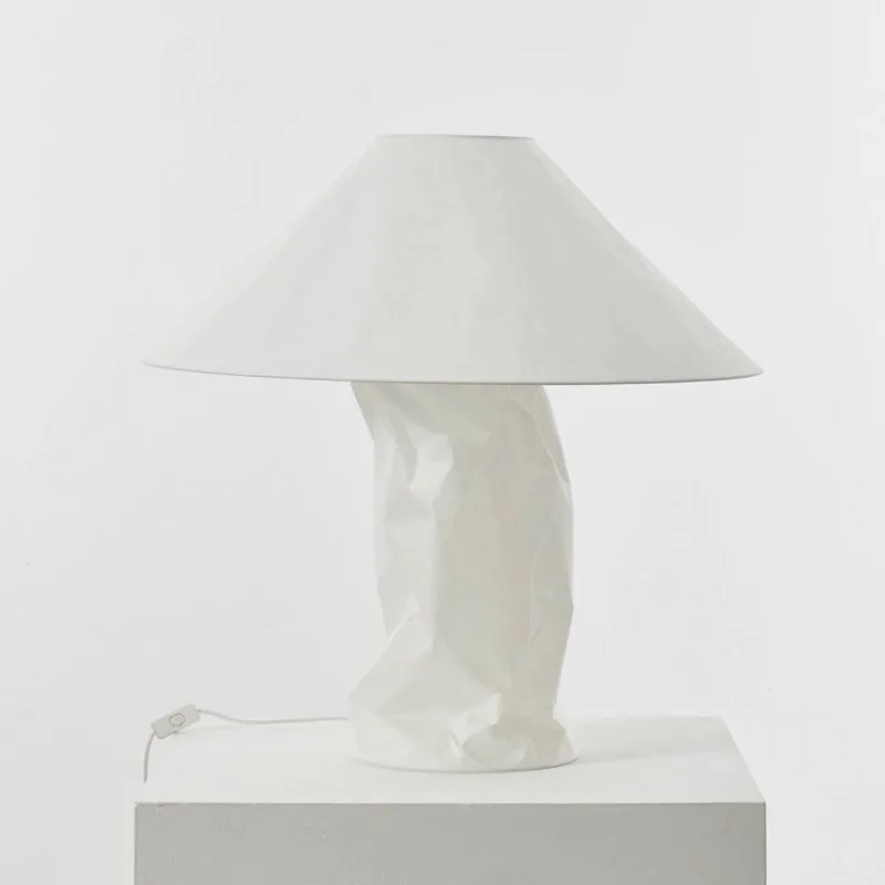 art paper living room bedroom bedside decorative mushroom lamp