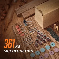 361PCS/lot Power Tools Dremel Rotary Tool Accessory Set Fits for Dremel Drill Grinding Polishing Dremel Accessories