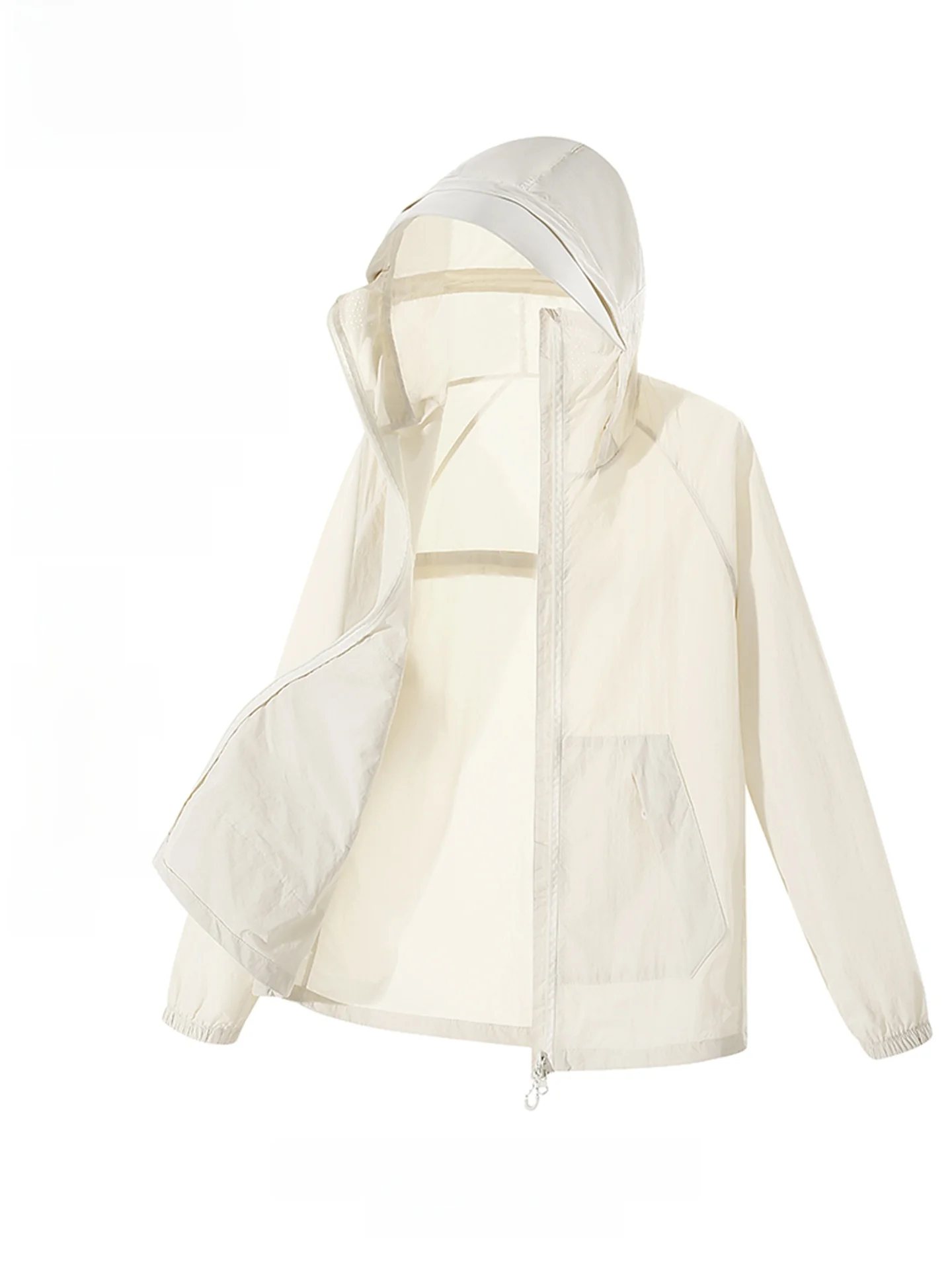 メンズ薄氷シルク日焼け止め服夏の新しいスタイル釣り用アウター抗紫外線通気性ルーズフィットファッショナブルな通勤服