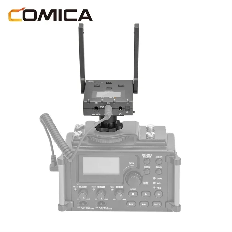 Comica BoomX-U QUA U1/U2 4 Channels UHF Wireless Lavalier Microphone System for Camera Phone Video Shooting VS Comica BoomX-D