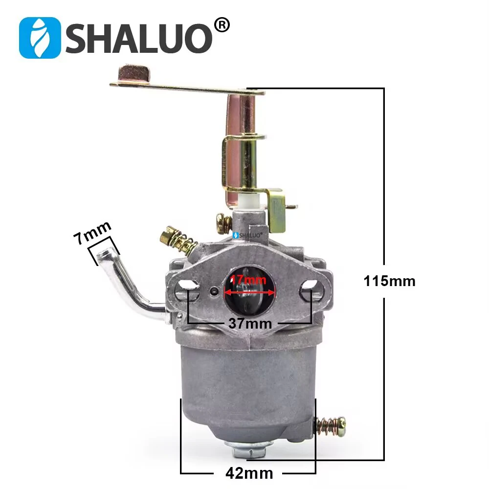 154F 156F Carburetor Assembly For 4 Stroke Gasoline Generator Parts Starter Zinc Material 1KW 1.5KW 2.6HP ET1500 LT1800