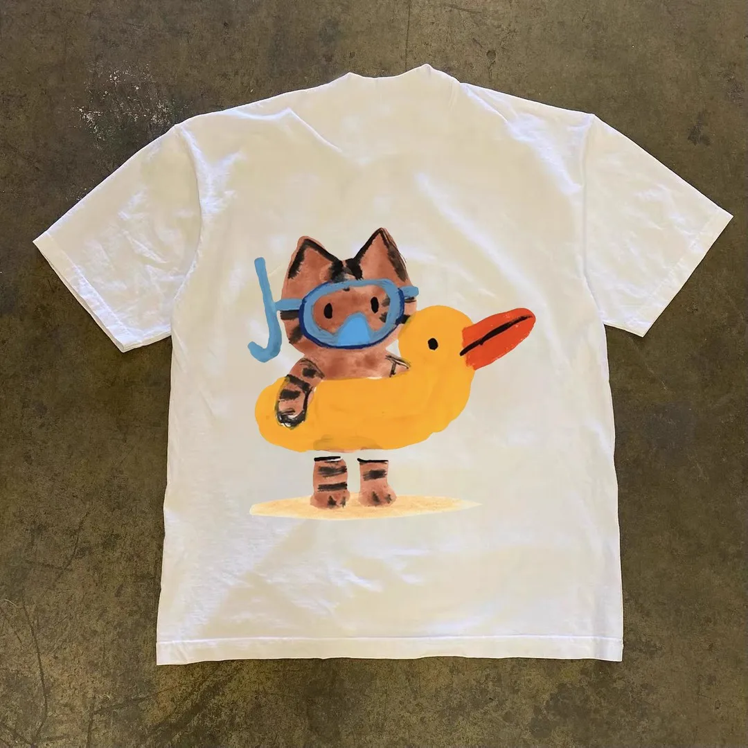 loose-short-sleeve-t-shirt-double-thread-pure-cotton-american-retro-style-for-couples-men-women-summer-2025-fashion-accessories