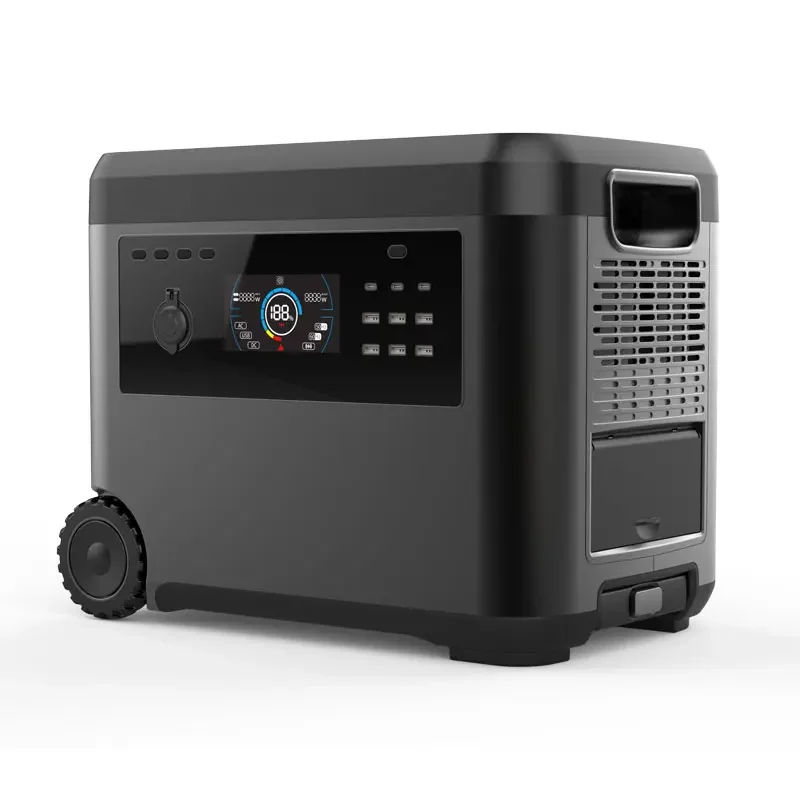 Solar Energy System Docking Lithium Battery Mobile Portable Generator 2500W 220v Usb Outdoor Lithium Ion Pure Sine Wave MPPT