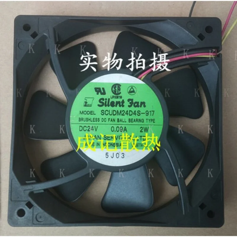 

C 1pcs FOR Servo SCUDM24D4S-917 12025 24V 0.09A 2W 120mm fan