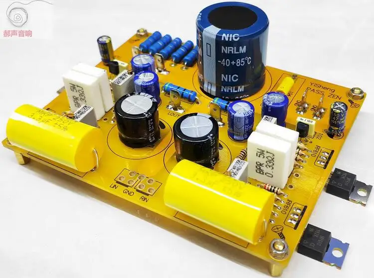 PASS ZEN Single-end Class A Headphone Amplifier 5W DC 24V HIFI IRF610 MOSFET Finished Board