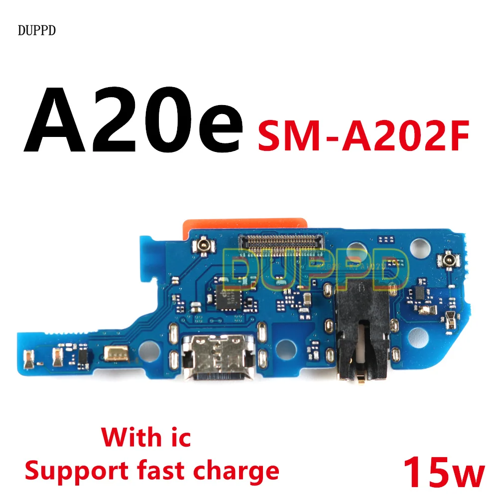 USB Port Charger Dock Plug Connector Charging Board  Mic FLex Cable For Samsung Galaxy A20e A202F A202