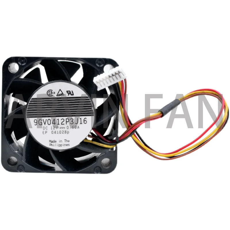 Brand New Original 9GV0412P3J16 4cm 40mm Fan 40x40x28mm DC12V 0.60A Cooling Fan For Server Power Supply