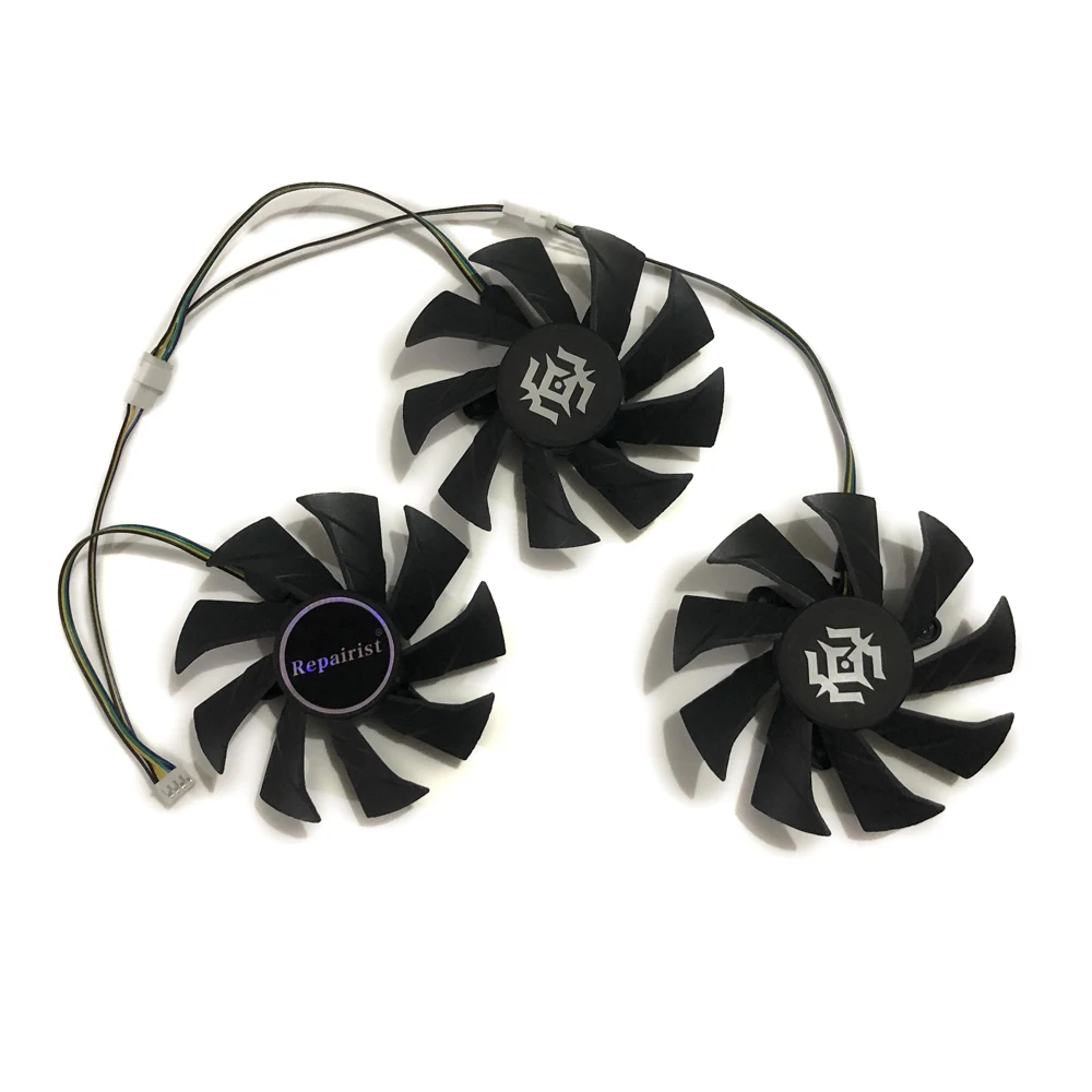 3Pcs/Set,GA92S2U,GPU Graphics Card Fan,For ZOTAC GTX 1070 GTX1070-8GD5 X-Gaming OC,Video Cards Cooling