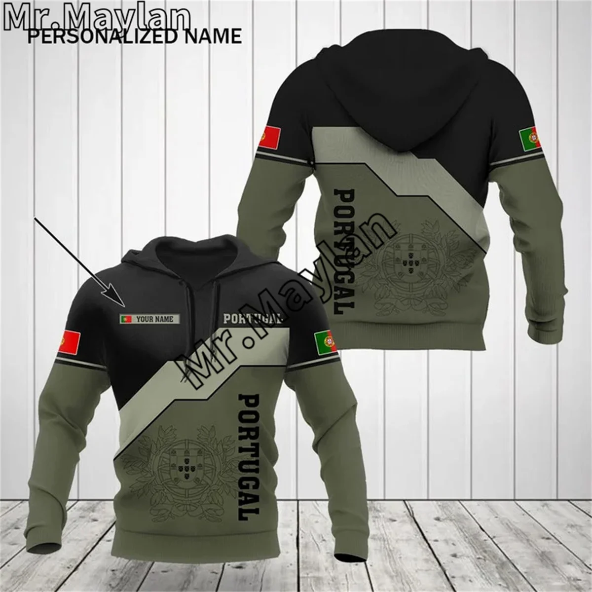 

CUSTOMIZE PORTUGAL COAT OF ARMS 3D Print ADULT Hoodie Men/Women Sweatshirt Streetwear Zip Pullover Casual Jacket Tracksuits-078