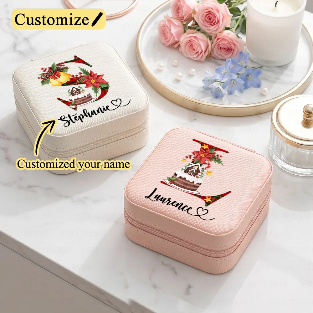 Personalized Name Christmas Jewellery Storage Box