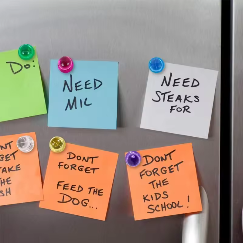 Strong Neodymium Noticeboard Pin Magnets Fridge DIY Whiteboard Uses in Office Advertising Education and Other Pur 10pcs - Image 5