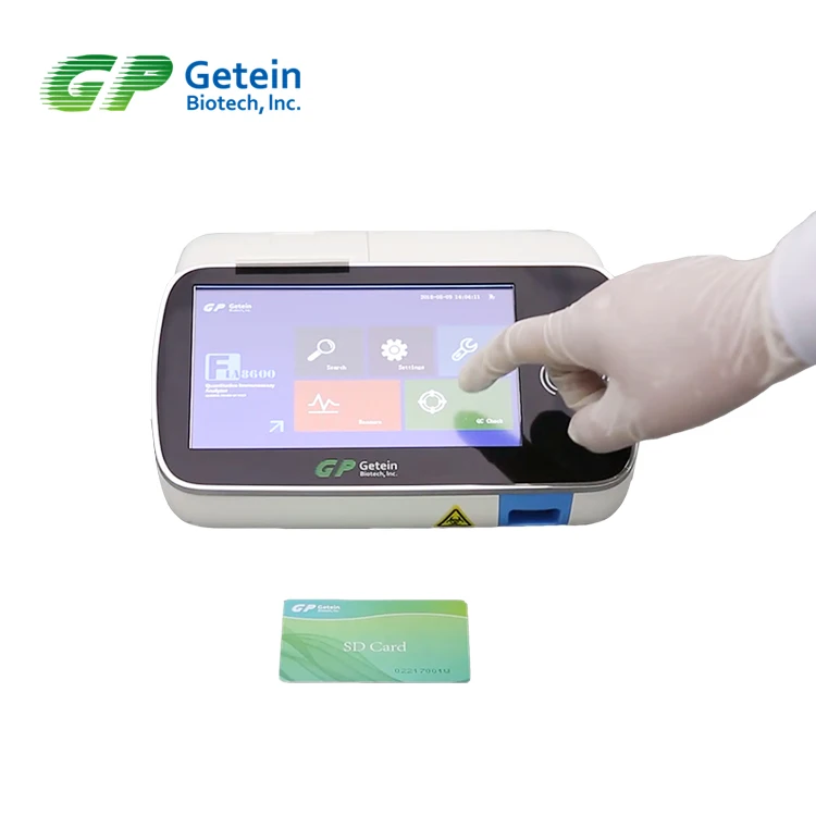 Getein Biotech hospital equipment Poct Immunoassay Analyzer Test FIA 8600