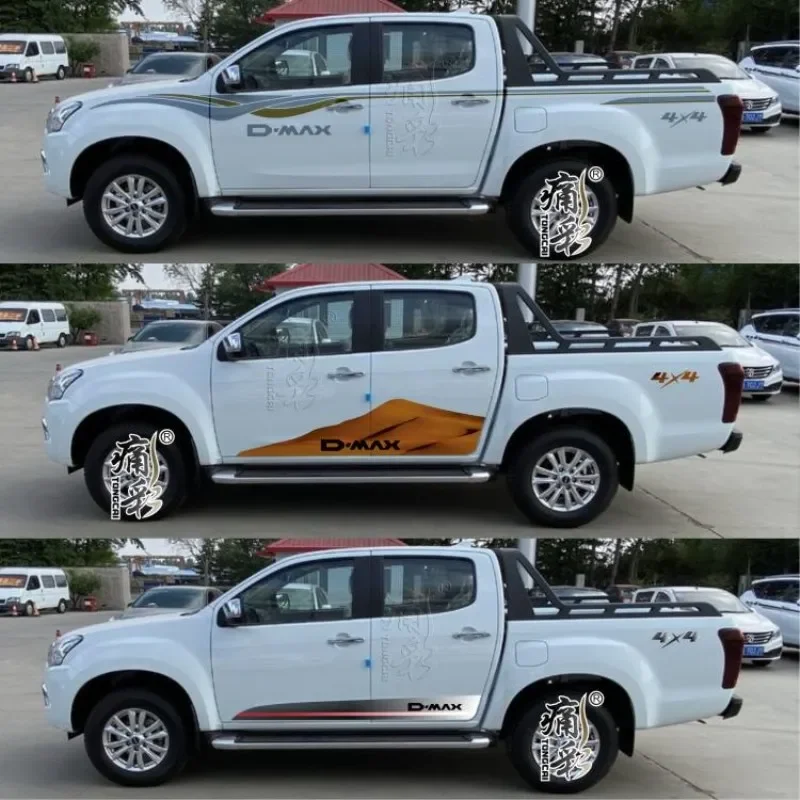 

Автомобильные наклейки для Isuzu D-MAX DMAX Pickup Truck, декоративная фольга на заказ, виниловые наклейки для модернизации, аксессуары