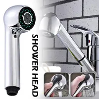 Kitchen Faucet Pull-out Sprinkler Head Accessories Basin Nozzle Spash-proof Head Pull-out Telescopic Sprinkler Head Shower