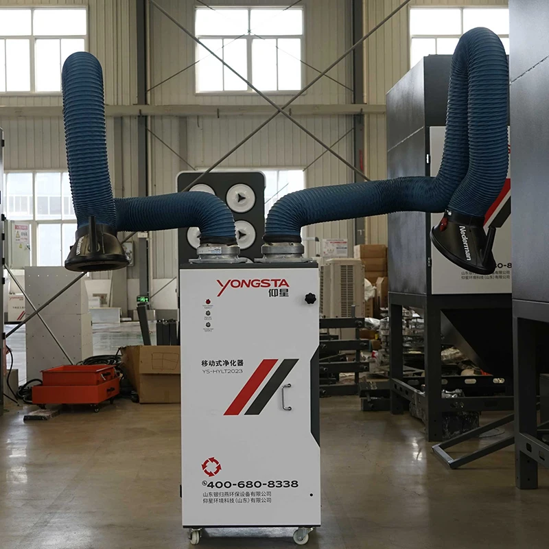 2025Industrial Mobile Portable Dust Collector Welding Fume Extractor Equipment Factory-Approved