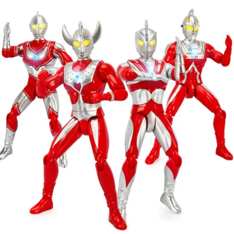 

Bandai Ultraman Action Figure Movable Joints with Cape Seven Taro Anime Toy Desktop ornaments, Christmas gifts for children