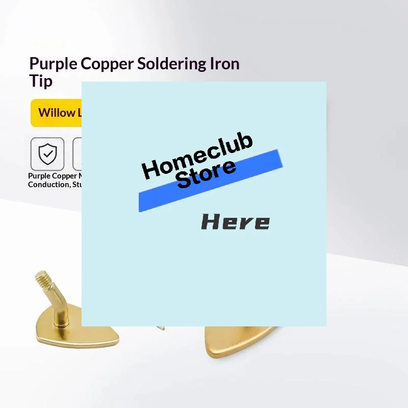 Mini Soldering Iron Heat Press Tip With Adapter, Perfect For Precision Ironing Leather Edge Sealing And Small Craft Heat Proces