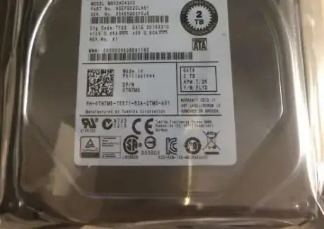 For 0TNTM5 MG03ACA200 Dell 2T SATA 3.5 server hard disk