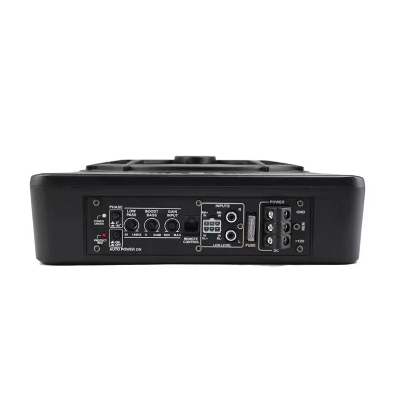 10-inch car subwoofer, modified ultra-thin under-seat 800W active amplifier, colorful atmosphere lights view 4