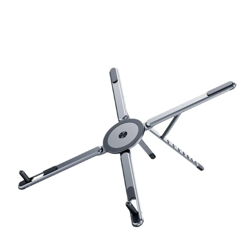 Portable Magnetic Phone Holder & Selfie Stick 3-in-1 Foldable Tripod Stand for iPhone iPad Tablet Laptop Desktop Use