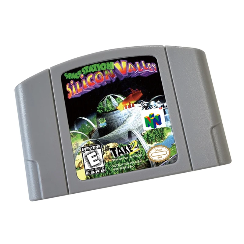 N64 games Cartridge-Space Station Silicon ValleyNTSC Version Retro Games reconstructed