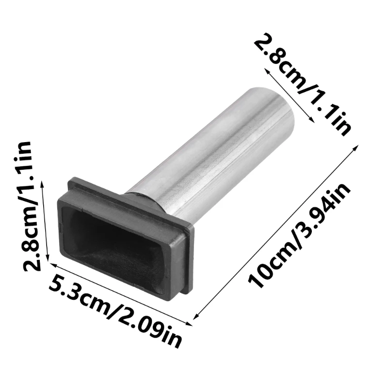 652F 10cm Extended Air Duct Suitable For 9733 Centrifugal Fan Various Fans In Cooking Use Starting Ventilation