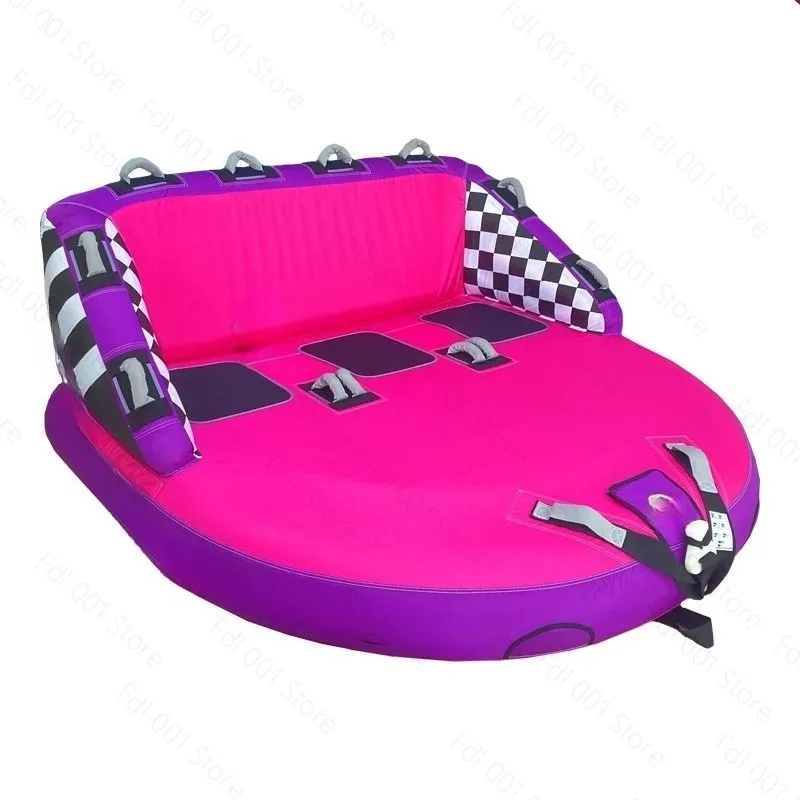 Custom 3 Person Inflatable Boat Ski Towable Tubes for Water Sport