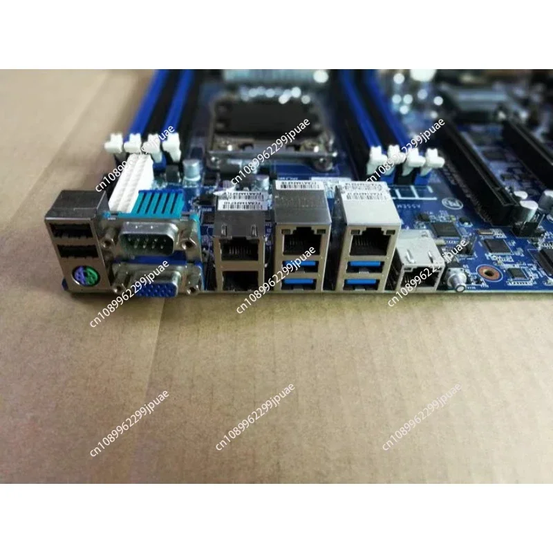 GA-6PXSV4 2011 pin server main board supports E5-2680 V2 on REG DDR3 memory 80% new, quad channel