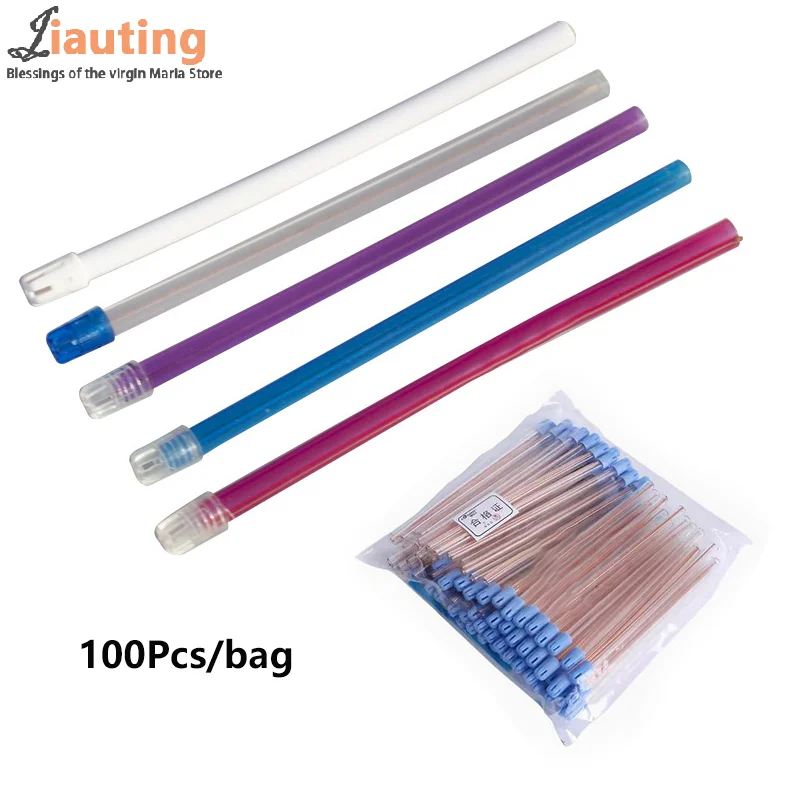 100pcs Dental Disposable Saliva Ejector Aspirator Tube Oral Care Dentistry Consumables Dentist Low Volume Suction Tips Clinic