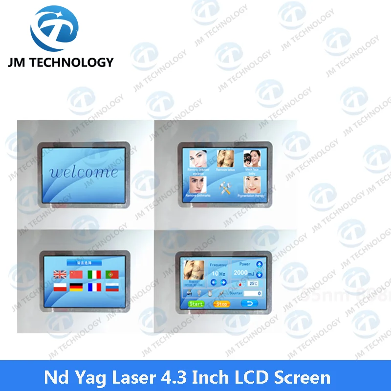 หน้าจอ LCD Nd Yag Laser 4.3 นิ้ว