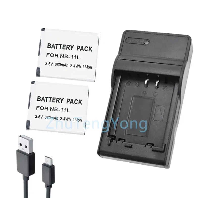 Batería recargable para Canon NB-11L NB-11LH PowerShot A2400 A2500 A3400 A3500 IXUS 135 140 145 150 155 160 165 170 175 180 185