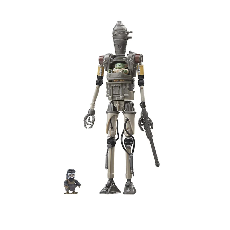 Przedsprzedaż Hasbro Kenner Star Wars IG-12 Grogu & Anzellan The Mandalorian The Vintage Collection Oryginalna figurka akcji Model zabawki