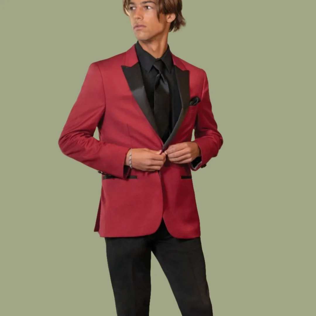 

Новое поступление, мужской костюм Slim Fit, комплект из 2 предметов для свадьбы, жениха, выпускного вечера, платье, куртка, брюки, terno masculino, смокинг на заказ