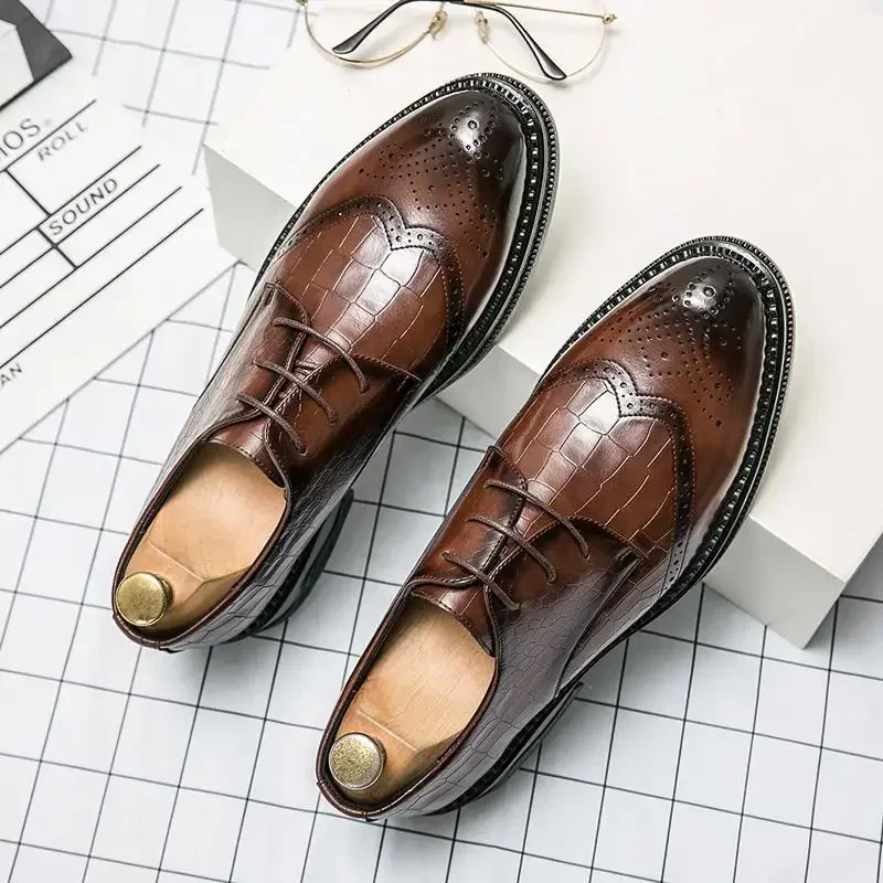 Casual Leather Shoes Men's Party Men's Shoes Moccasins British Style Business Suit Men