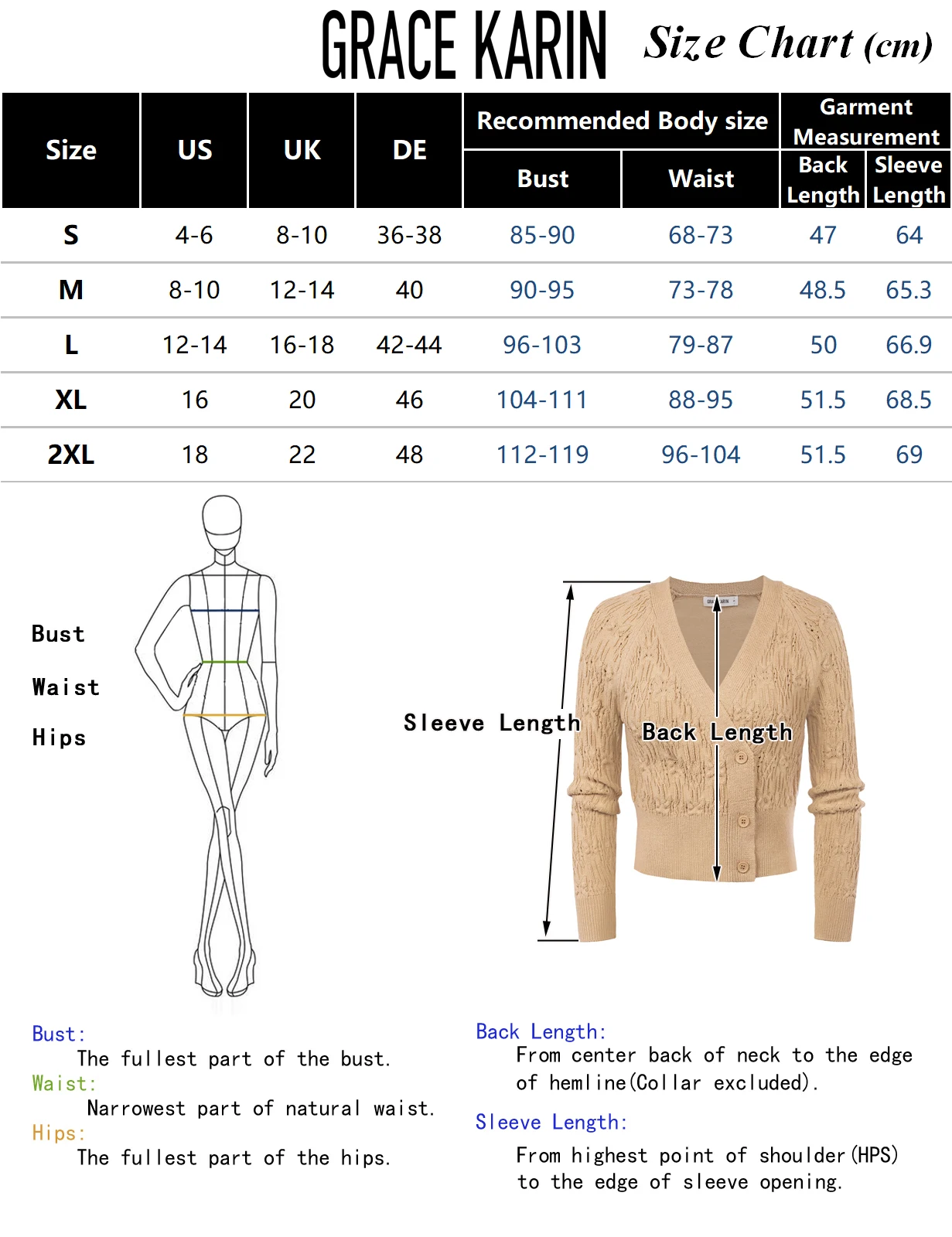 GK Women Sweater Cardigan Asymmetric Placket Long Raglan Sleeve V Neck Sweater Fashion High Stretch Button Ribbed Knitted Coats