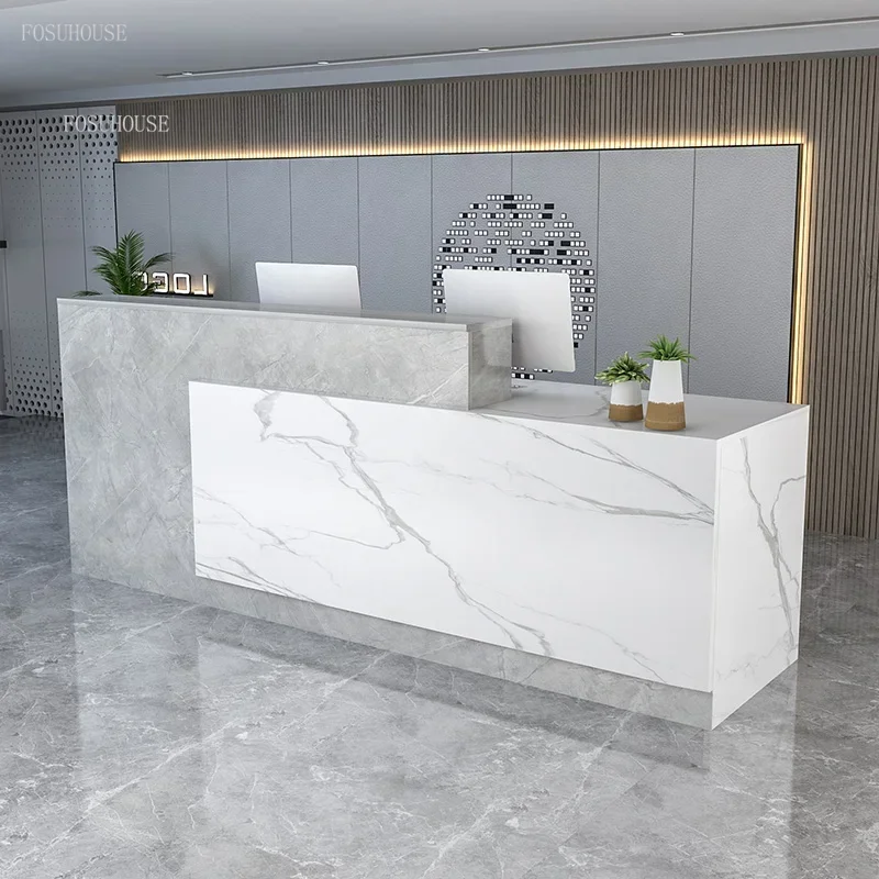 

Entrances Reception Tables Luxurious Office Desk Counter Bakery Front Restaurant Table Modern Furniture Shop Customer Center