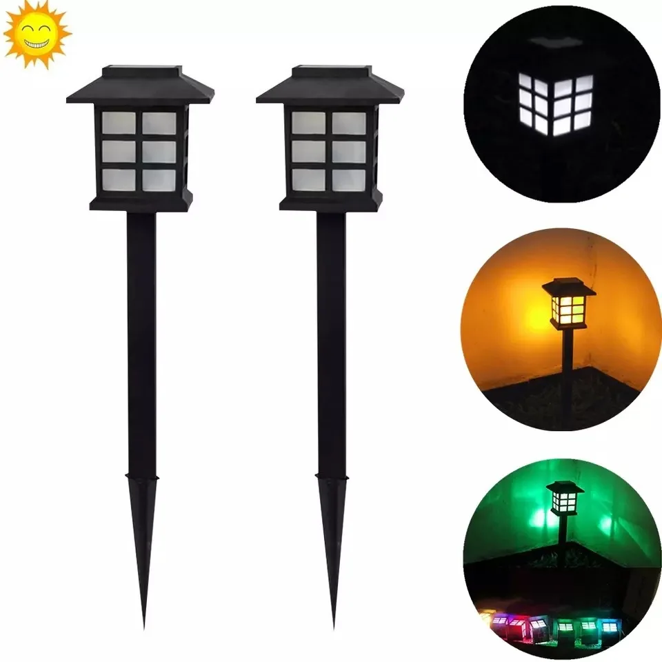 

1pc Led Solar Pathway Lights Waterproof Outdoor Solar Lamp for Garden/Landscape/Yard/Patio/Driveway/Walkway Lighting