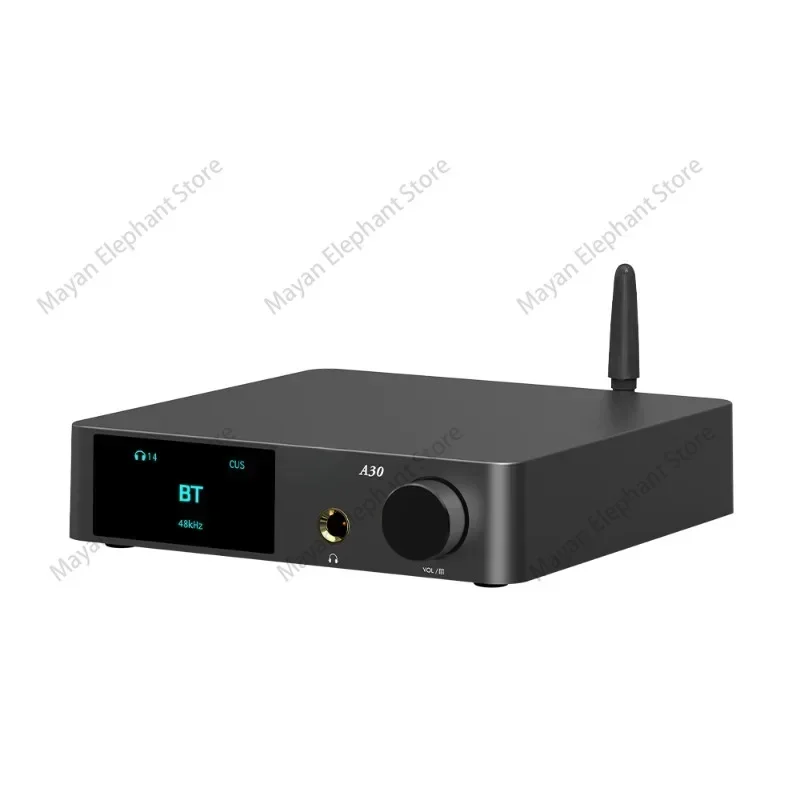 New A30 Desktop Stereo Audio Power Amplifier & Headphone Amp Support APTX Bluetooth 5.0 ESS DAC Chip With Remote Control