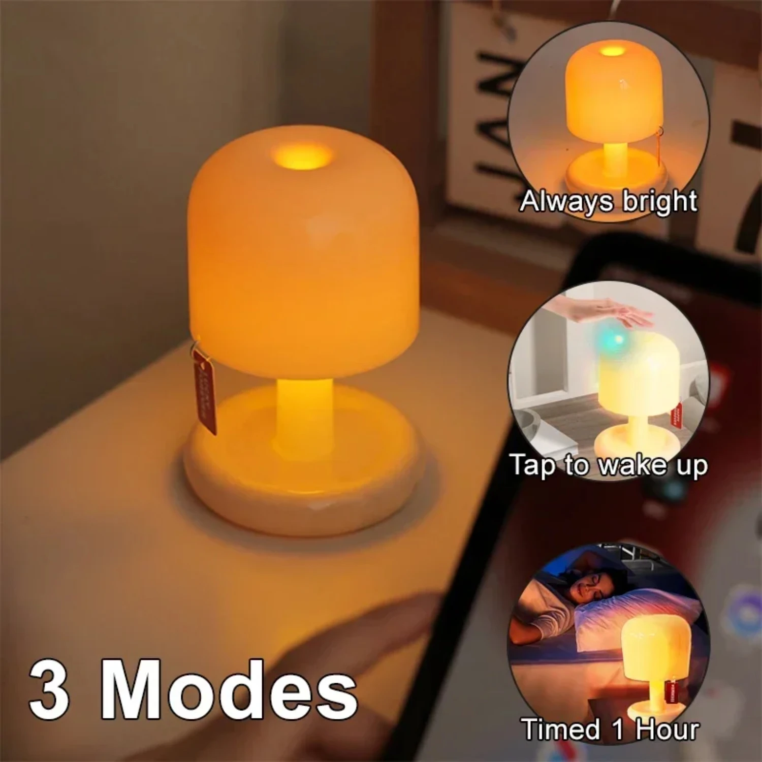 

New Mini Desktop Sunset Night Light Creative Birthday Gift Bedroom Bedside Study Decoration Table Lamp Couple'S Gifts Night Ligh