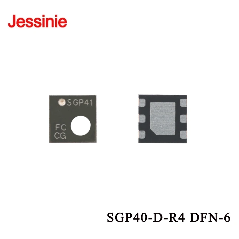 10Pcs/1pc SGP40-D-R4 DFN-6 Digital Gas Sensor Chip VOC Sensor Air Quality Monitoring I2C Interface